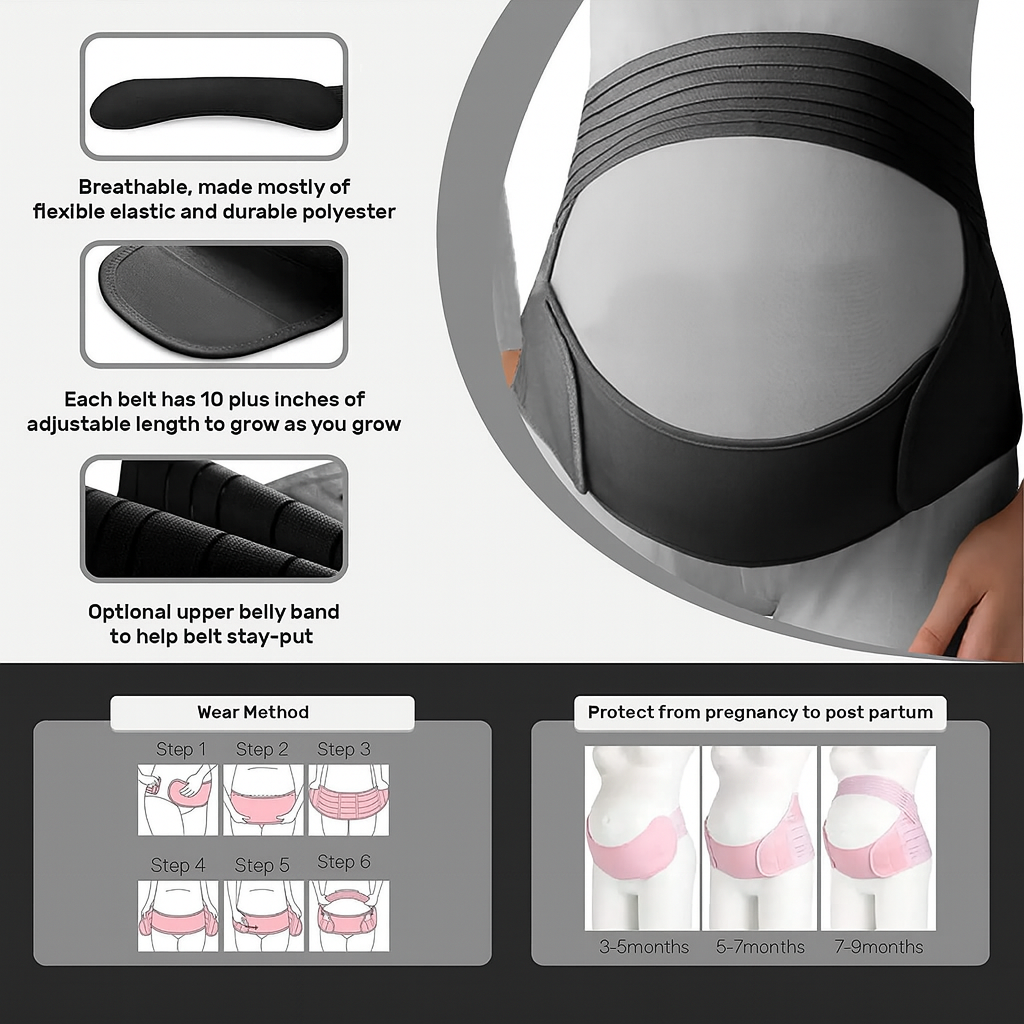 ComfortEase Maternity Support Belt and Shorts